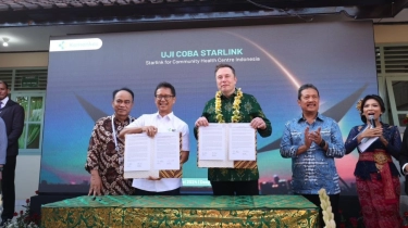 Kemenkes Kerja Sama dengan Starlink Sediakan Internet di Puskesmas Terpencil