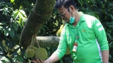 Bantah Minta Beli Musang King Rp46 Juta, Ini Potret SYL Kesengsem Buah Durian