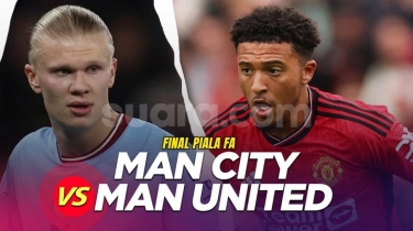 Prediksi Manchester City vs Manchester United, Final Piala FA Malam Ini: Head to Head, Susunan Pemain dan Live Streaming