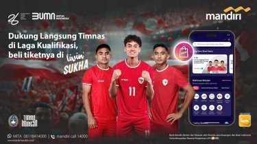 Membara! Bank Mandiri Jual Tiket Timnas Garuda Menuju Piala Dunia 2026 di Livin Sukha