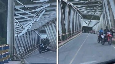 Viral! Mobil Uji Nyali Melintas di Jembatan Miring: Vibes Predestination