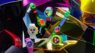 Suka Padu-padan Retro Merapat, Intip Koleksi Jam Tangan Nuansa Neon Bikin Nostalgia ke Era1980-an