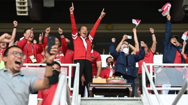 Komentar Jokowi Usai Saksikan Timnas Indonesia Bekuk Filipina 2-0 di SUGBK