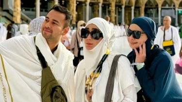 Potret Kompak Raffi Ahmad Bersama Amy Qanita dan Rieta Amilia di Masjidil Haram, Netizen Ikut Terharu