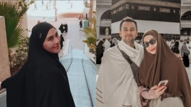 Beda Gaya Sederhana Nagita vs Syahnaz Saat Haji: Topi dan Headphone Jadi Sorotan