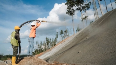 Brantas Abipraya Berperan Aktif dalam Pembangunan Jalan Bebas Hambatan Karya di IKN