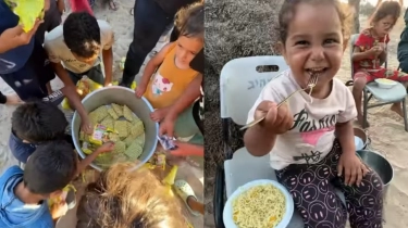 Food Blogger Gaza Masak Indomie dari Indonesia untuk Anak-anak di Pengungsian: Kebahagiaan yang Terpancar Bikin Haru!