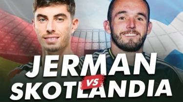 Link Live Streaming Jerman vs Skotlandia di Laga Pembuka Euro 2024