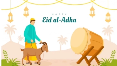 35 Gambar Ucapan Idul Adha 2024 Terbaru Desain Kekinian Gratis, Style Baru Ucapkan Lebaran Haji!