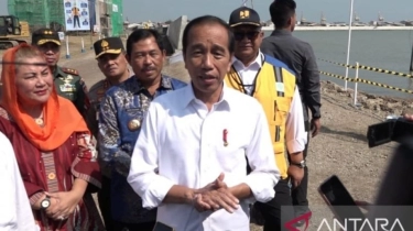 Presiden Jokowi Sebut Tanggul Laut Semarang Bisa Bertahan 30 Tahun