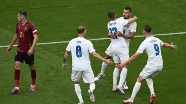 Hasil Euro 2024: Belgia Ditaklukkan Slovakia 0-1