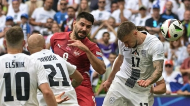 Hasil Slovenia vs Serbia di Euro 2024: Gol Telat Luka Jovic Selamatkan The Eagles dari Kekalahan