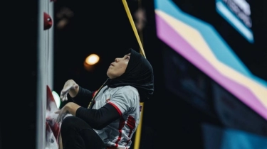Potret Atlet Panjat Tebing Raji'ah Sallsabillah, Hijabers Tangguh yang Amankan Tiket Olimpiade Paris 2024