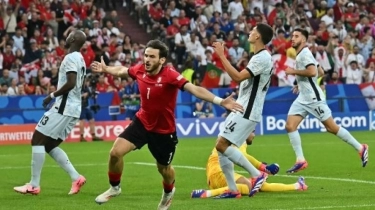 Bobol Gawang Portugal dan Bawa Georgia ke 16 Besar Euro 2024, Khvicha Kvaratskhelia: Ini Hari Terbaik dalam Hidup Saya