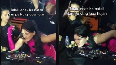 Ampun Suhu! Nathalie Holscher Nge-DJ Pakai Siku sampai Dagu, Netizen: Lengannya Kok Lebam?