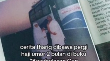 Begini Penampakan Thariq Halilintar Saat Haji di Usia 2 Bulan, Digendong Geni Faruk Fotonya Masuk Buku