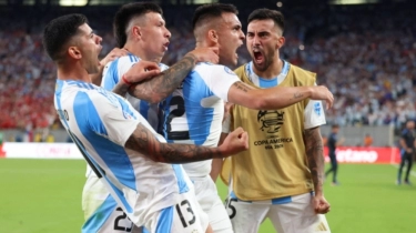 Argentina ke Final Copa America 2024, Messi Cetak Gol Pertana