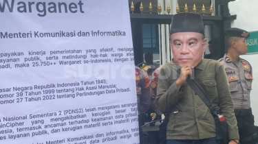 Geruduk Gedung Kominfo, Akamsi Minta Budi Arie Mundur: Menteri Hasil Bagi-bagi Kue