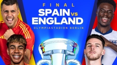 Head to Head Final Euro 2024 Spanyol vs Inggris: The Three Lions Pernah Pesta 7 Gol