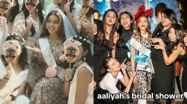 Penampilan Bridal Shower Aurel Hermansyah dan Aaliyah Massaid Dibandingkan Lagi: Ada yang Disebut Bak Ondel-ondel