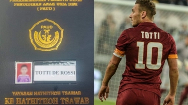 Totti De Rossi, Media Italia Terkejut dengan Nama Bocah Asal Indonesia