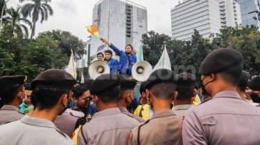 Jaga Ketat Demo BEM SI di Jakarta, Ribuan Aparat Disebar dari Patung Kuda hingga Istana Negara