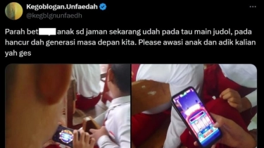 Menuju Indonesia Cemas! Judi Online Diduga Mulai Terakses oleh Anak-Anak SD, Potret Viral Ini Bikin Heboh