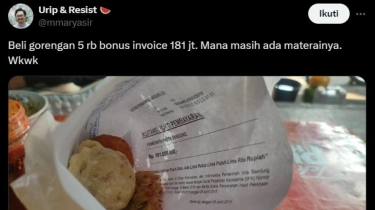 Beli Gorengan 5 Ribu Bonus Invoice 180 Juta? Netizen Temukan Bungkus Janggal Diduga dari Diskominfo Bandung
