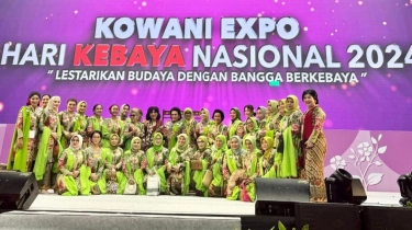 Dimeriahkan Ratusan UMKM, Presiden Jokowi dan Iriana Buka Peringatan Hari Kebaya Nasional 2024