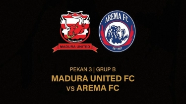Susunan Pemain Madura United vs Arema FC di Laga Penentu Grup B Piala Presiden 2024