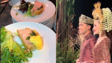 Penampakan Menu Makanan di Resepsi Thariq dan Aaliyah: Ada Siomay sampai Salmon