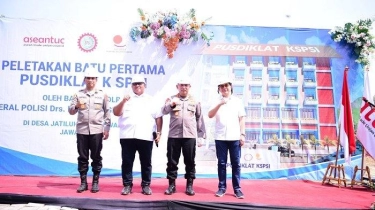 KSPSI Bangun Pusdiklat Terbesar di ASEAN, Kapolri Lakukan Peletakan Batu Pertama 