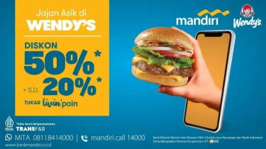 Wendy's Hadirkan Promo Jajan Asik Bersama Bank Mandiri
