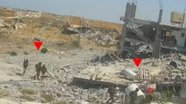 IED Sijjil Al-Qassam di Khan Yunis Buatan Lokal Berisi 750 Pecahan Rudal Israel yang Gagal Meledak