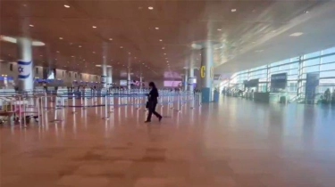 Serangan Iran Tak Terduga, Bandara Ben Gurion di Tel Aviv Sepi, Maskapai Ogah Terbang ke Israel