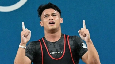 Kata-kata Rizki Juniansyah setelah Raih Medali Emas dan Cetak Rekor dalam Debut Olimpiade Paris 2024