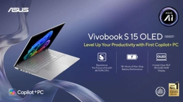 Segera Hadir di Indonesia, Ini Fitur Unggulan Laptop Copilot+ PC Vivobook S 15 OLED