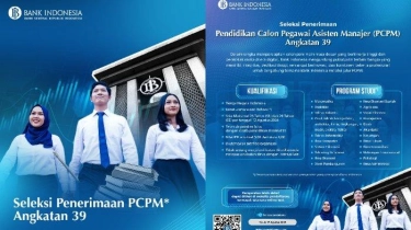 Seleksi PCPM Bank Indonesia Angkatan 39 Dibuka 12 Agustus 2024, Ini Syaratnya