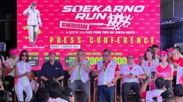 Sambut HUT Kemerdekaan RI, PDIP Gelar Soekarno Run Bertema Berlari di Atas Kaki Sendiri