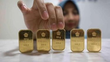 Harga Emas Antam Hari Ini Stagnan di Rp1.401.000/Gram