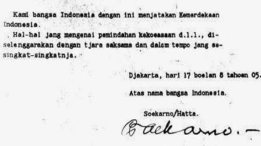 Bunyi Teks Proklamasi Kemerdekaan Indonesia 17 Agustus 1945, Lengkap dengan Sejarah Penyusunannya