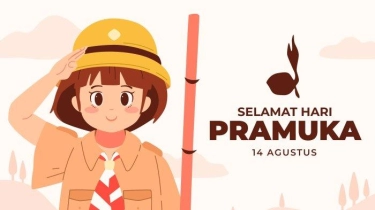 Hari Pramuka Diperingati 14 Agustus, Simak Kumpulan Link Twibbon Ucapan, Sejarah, Logo, dan Temanya