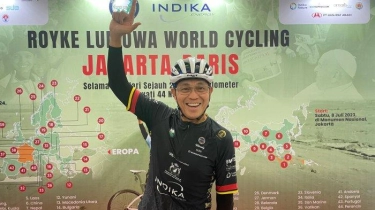 Royke Lumowa Bersepeda dari Jakarta ke Paris, Bawa Misi Lingkungan dan Sukseskan Olimpiade 2024