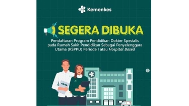 Syarat Daftar PPDS RSPPU Kemenkes yang Dibuka Mulai Hari Ini