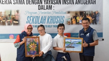 Dukung Kemandirian Anak-anak Down Syndrome, Rekind Serahkan Bantuan Pendidikan di Sekolah Khusus Insan Anugerah