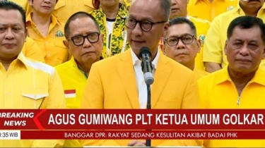 BREAKING NEWS Agus Gumiwang Kartasasmita Resmi Jabat Plt Ketua Umum Partai Golkar