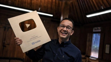 Subscriber Lampaui 1 Juta, Channel Anies Baswedan Dapat Gold Button dari YouTube