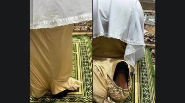 Pakai Mukena Secara Kurang Pantas saat Salat, Wanita di Malaysia Hebohkan Media Sosial