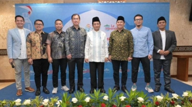 Mohammad Ahsan dan Dude Harlino Bangga Masjid Istiqlal Pilih Le Minerale, Produk Asli Indonesia