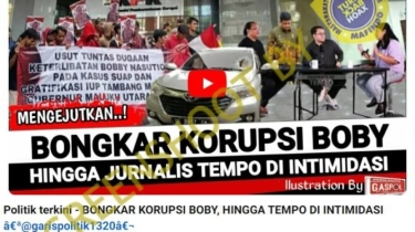 Cek Fakta: Seorang Jurnalis Diintimidasi karena Bongkar Korupsi Bobby Nasution, Benarkah?